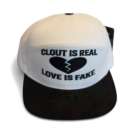 Black/White Corduroy SnapBack
